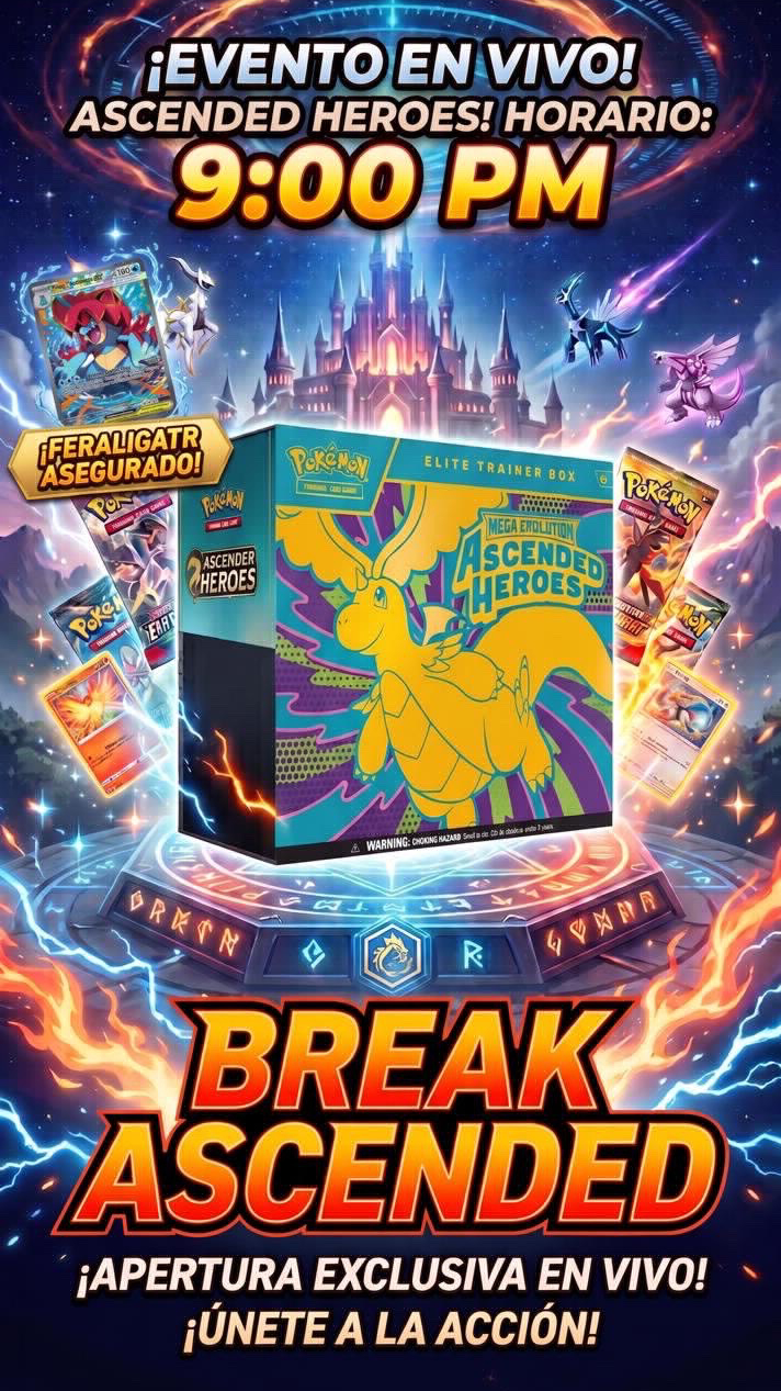break ascended! feraligatr asegurado🔥