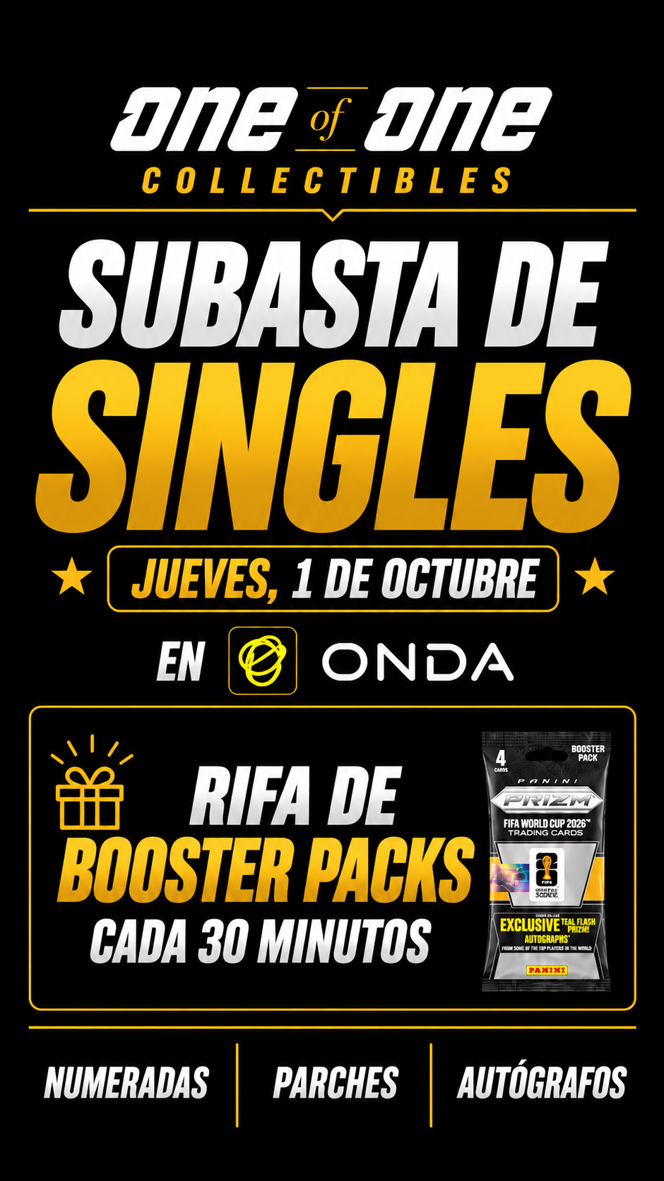 SUBASTA DE SINGLES ⚽️