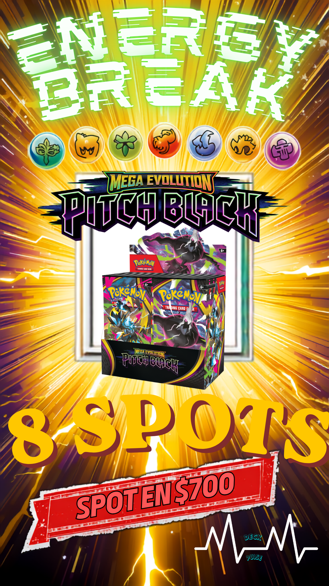 Break Pokémon Booster Box Pitch Black