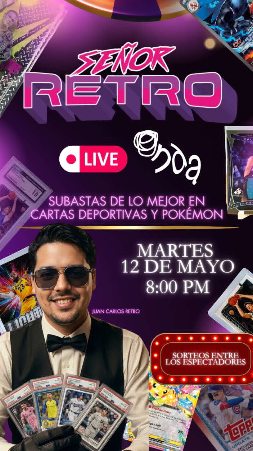 PRIMER LIVE!! SORTEO Y SUBASTAS. SINGLES DESDE $10, PARCHES, PSA, CGC 🔥