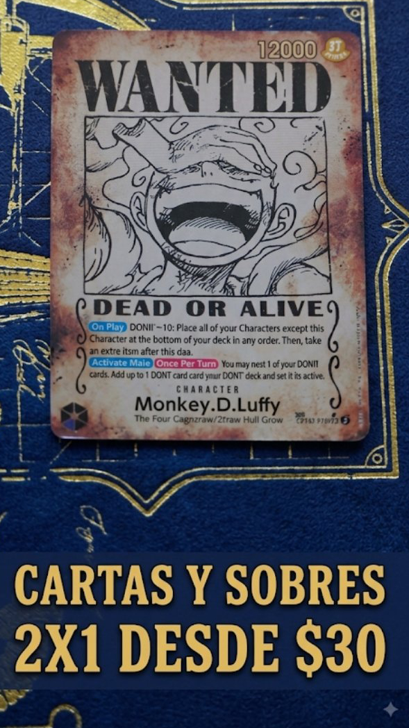 🥇🏴☠️🥇🏴☠️ONE PIECE!!! 2X1