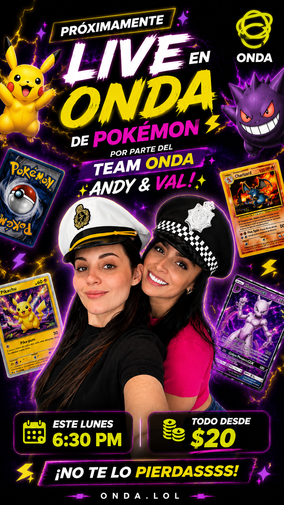 LIVE TEAM ONDA ✨ ANDY & VAL. 