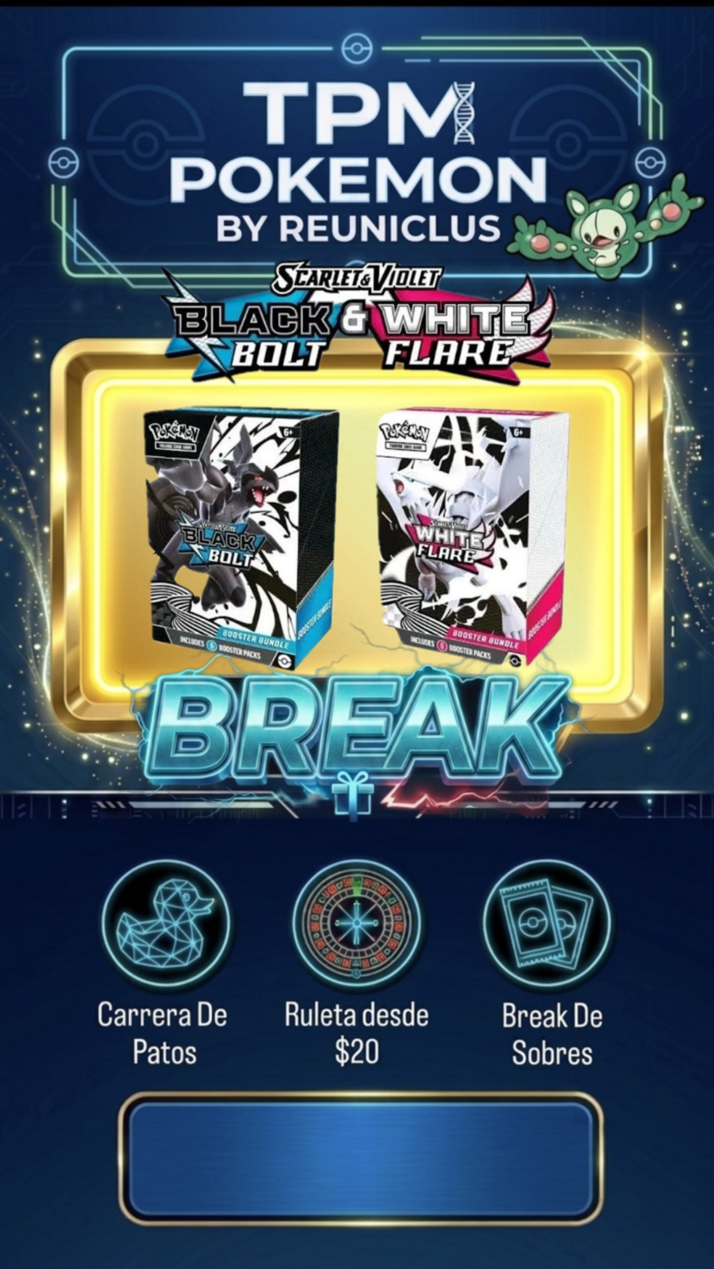 Break Black Bolt y White 🔥 Ruleta desde $20 
