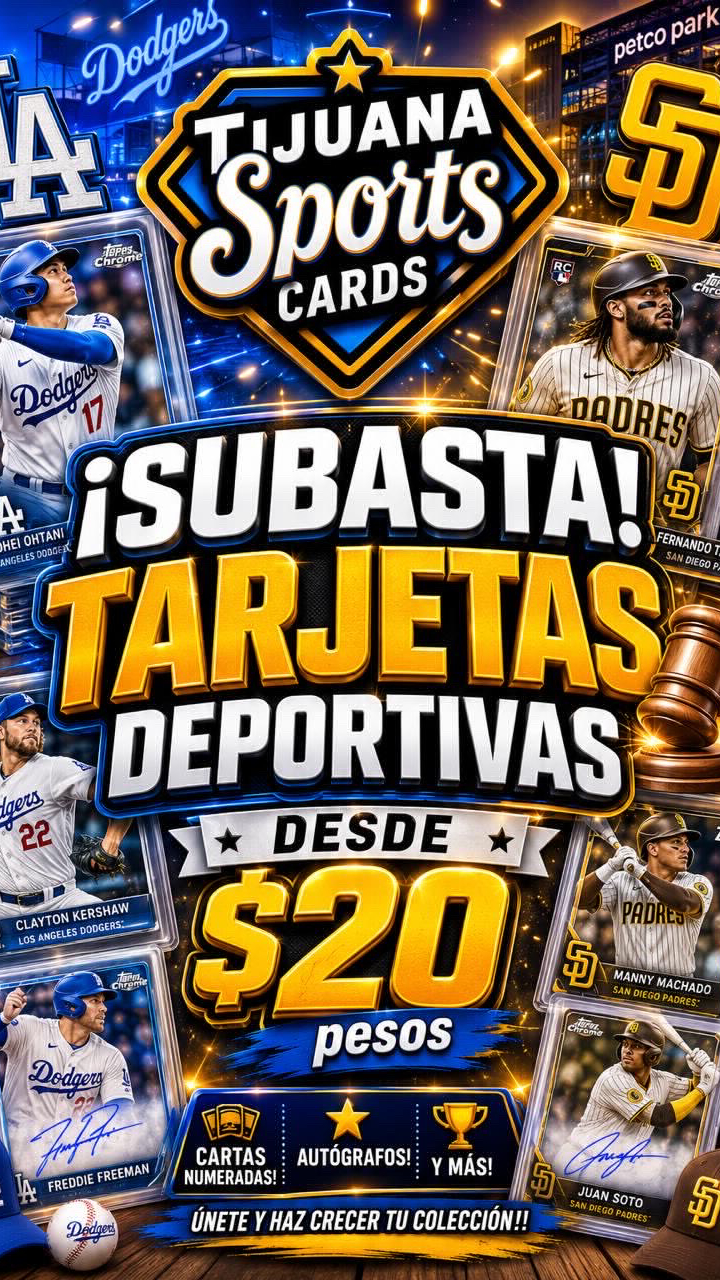 PADRES! DODGERS! y más! tarjetas deportivas desde $20 pesos