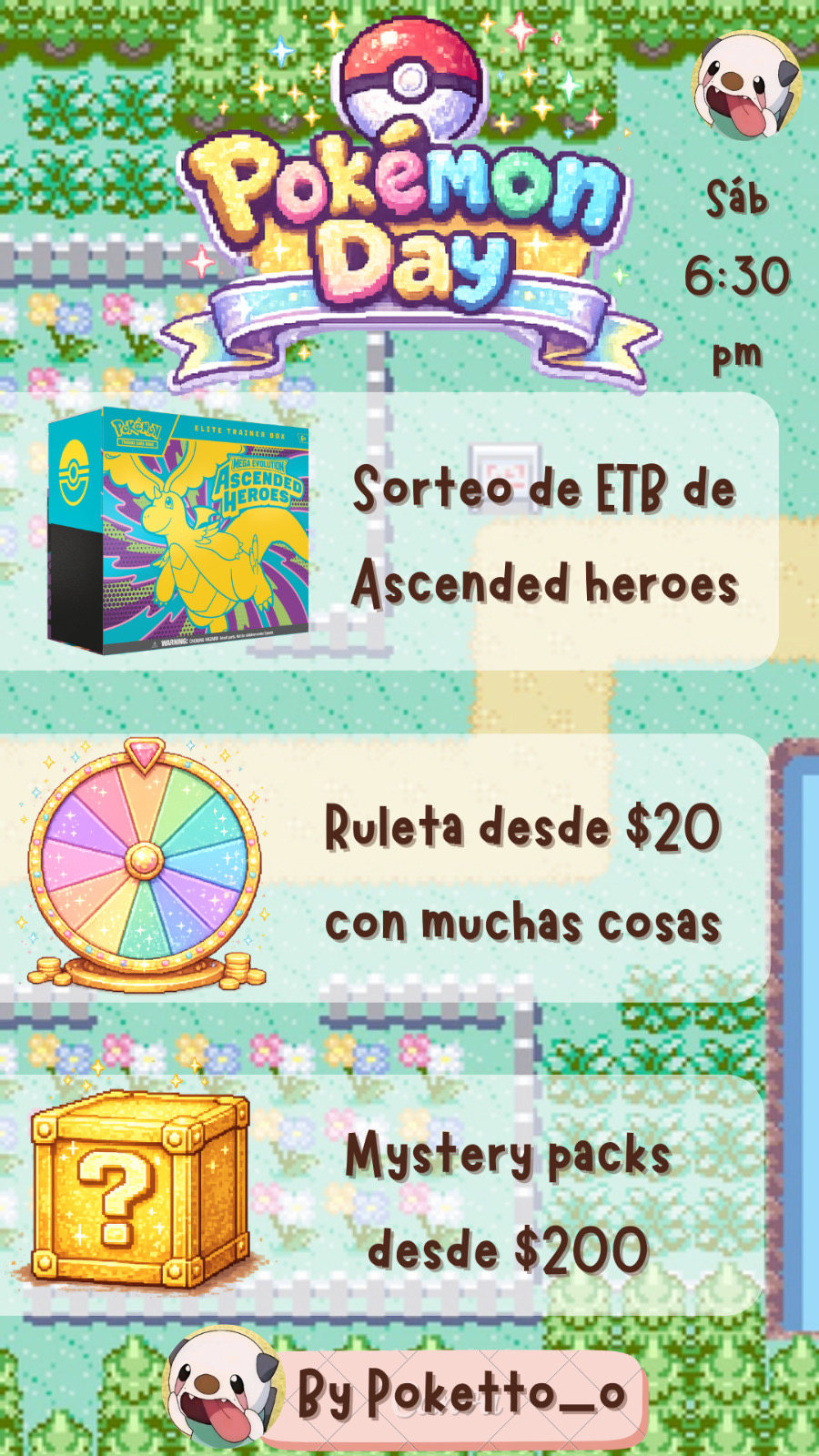 Pokemon Day, sorteo y mystery packs 👀