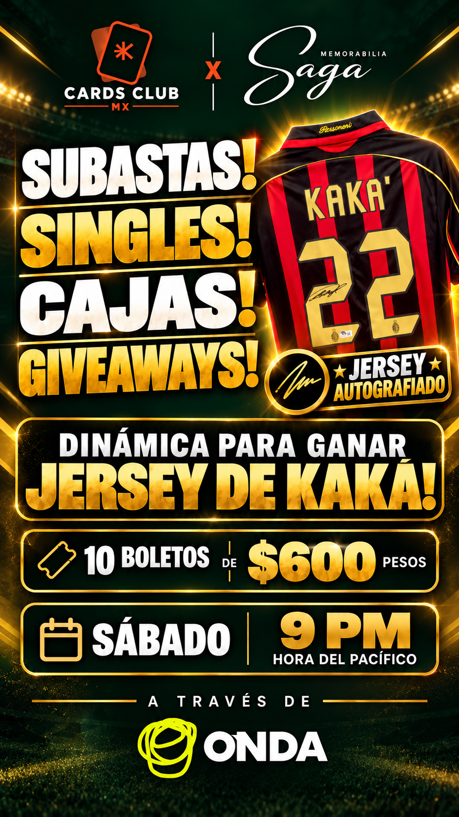 SUBASTAS! SINGLES! CAJAS! GIVEAWAYS! 