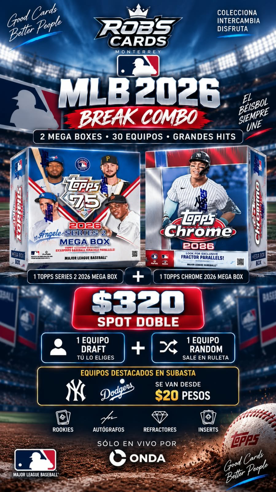 MLB MEGABOX TOPPS 2026!