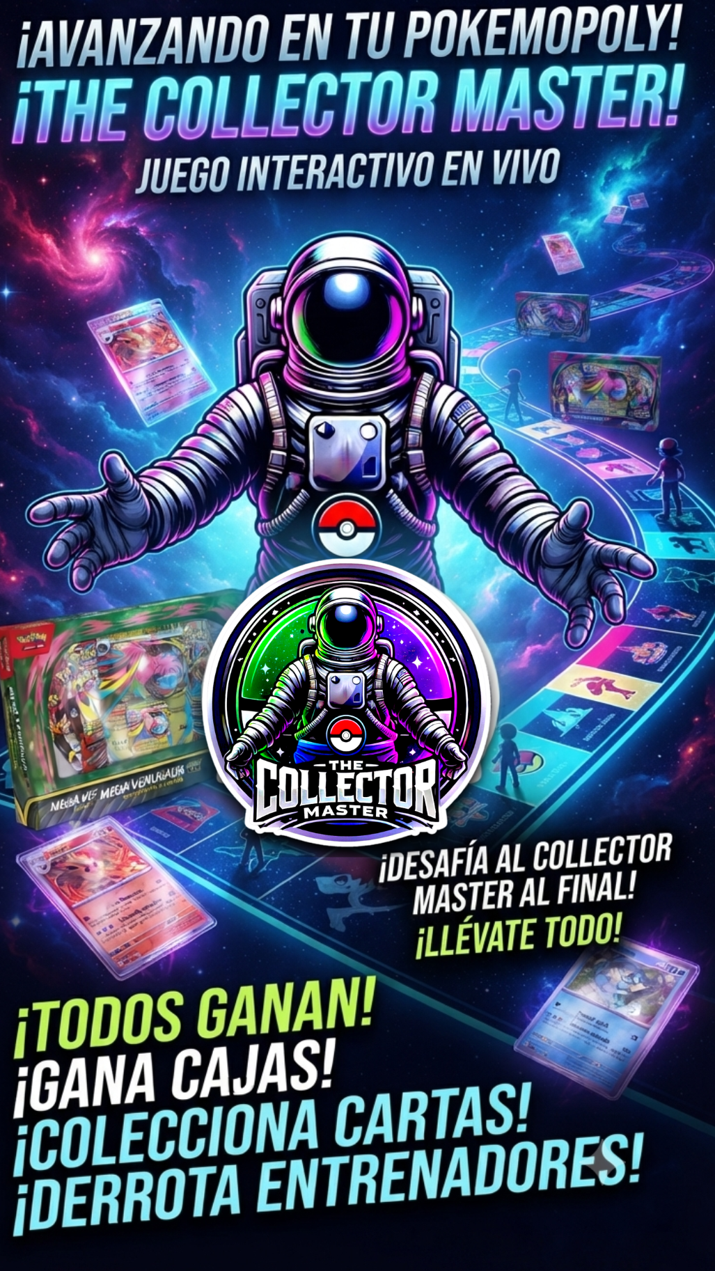 POKEMOPOLY, Diviértete, Participa y gana.