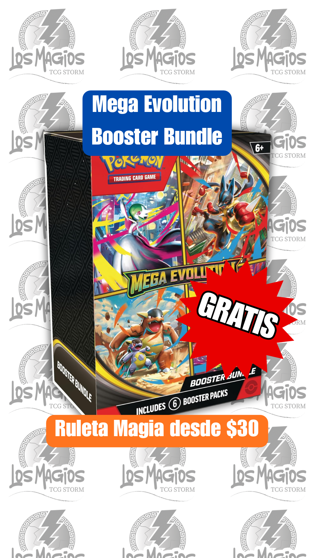 🚨Ruleta Magia desde $30!🚨Mega Evolution Bundle GRATIS!