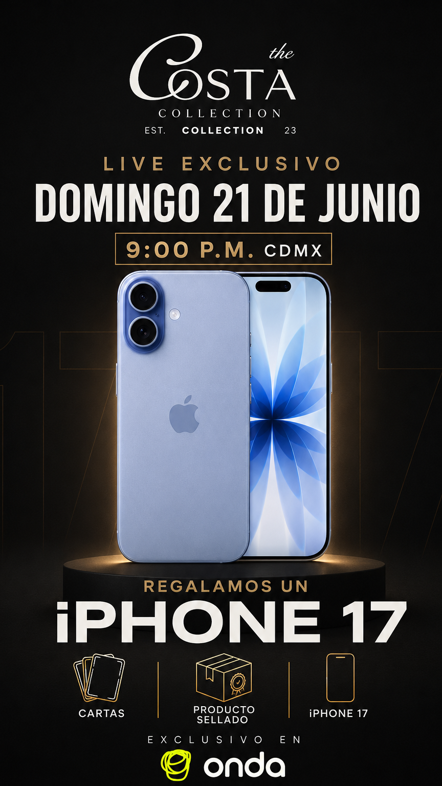 iPhone 17 GRATIS 📱💥 PSA, Blasters, Singles Premium y MÁS 