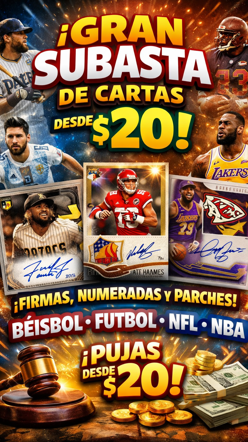 Mega subasta a 20$🚨🔥🚨🔥