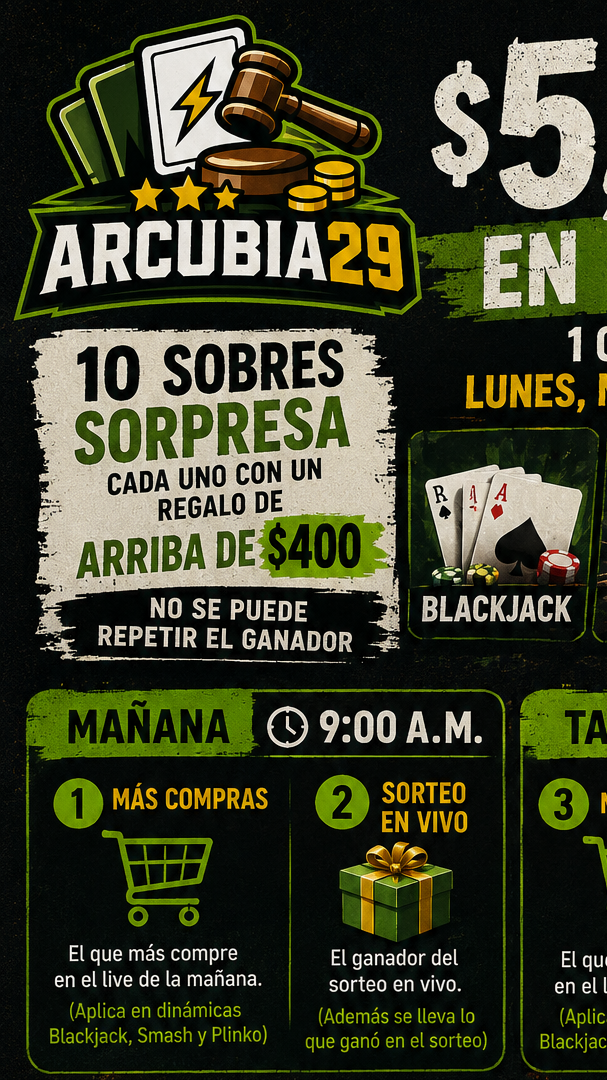 Buenos días , Primera Arcu-Rifa Regalos