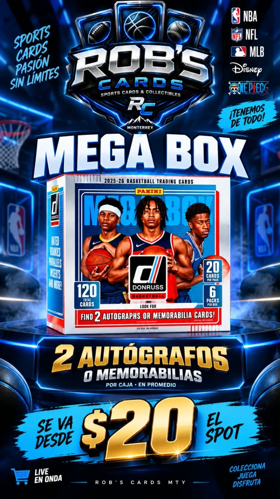 DONRUSS DESDE $20 pesotes!