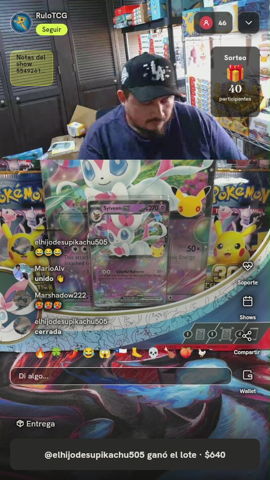 Carta Pokémon Sylveon ex Holográfica