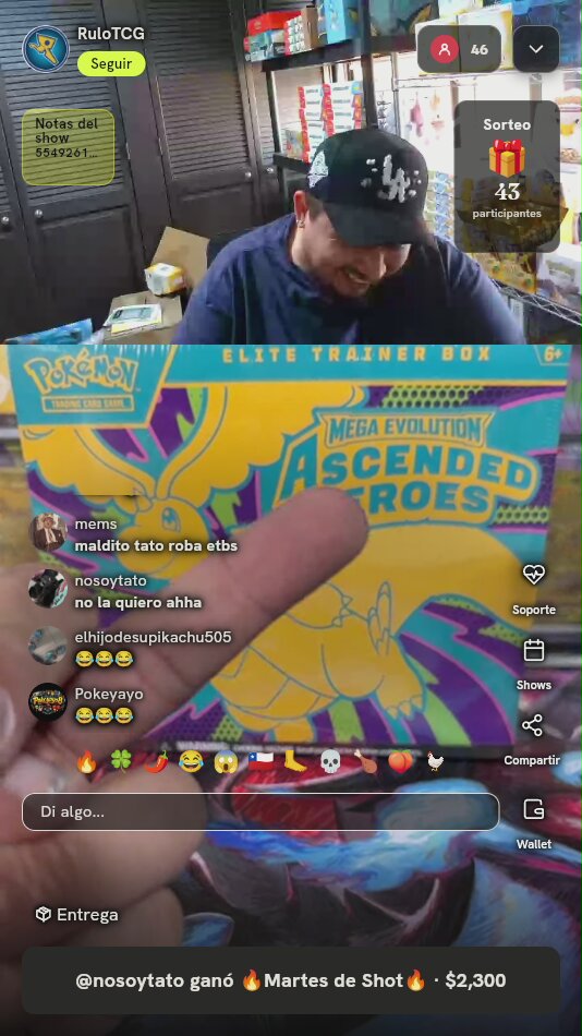 ETB Mega Evolution Ascended Heroes