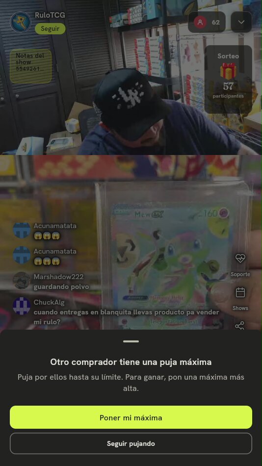 Carta Pokémon Mew ex