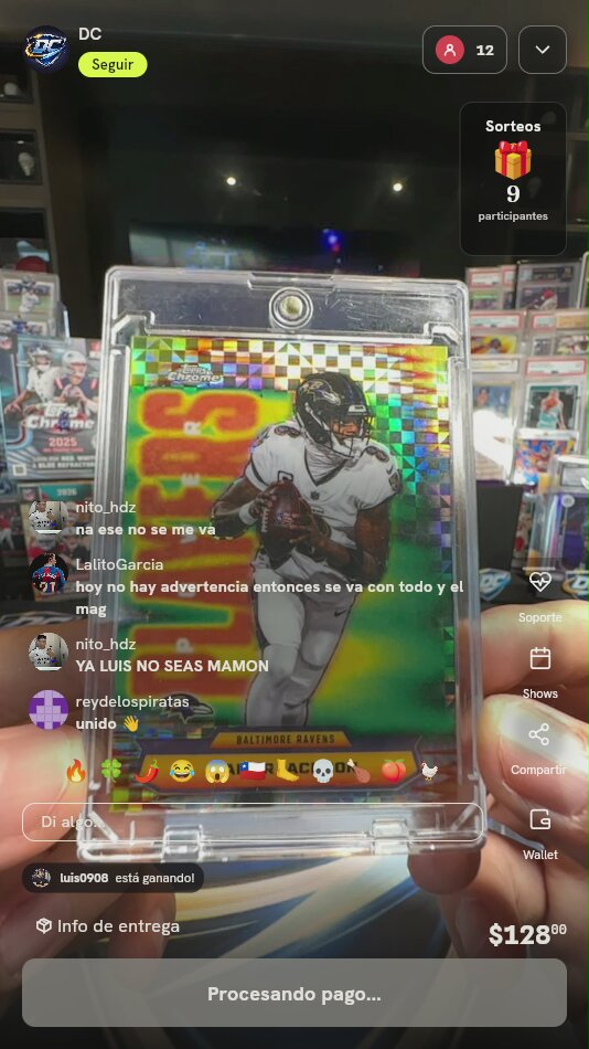 Carta Lamar Jackson Topps Chrome