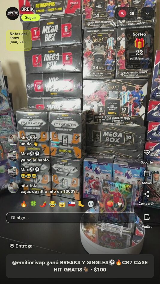Carta Panini Prizm Obed Vargas México