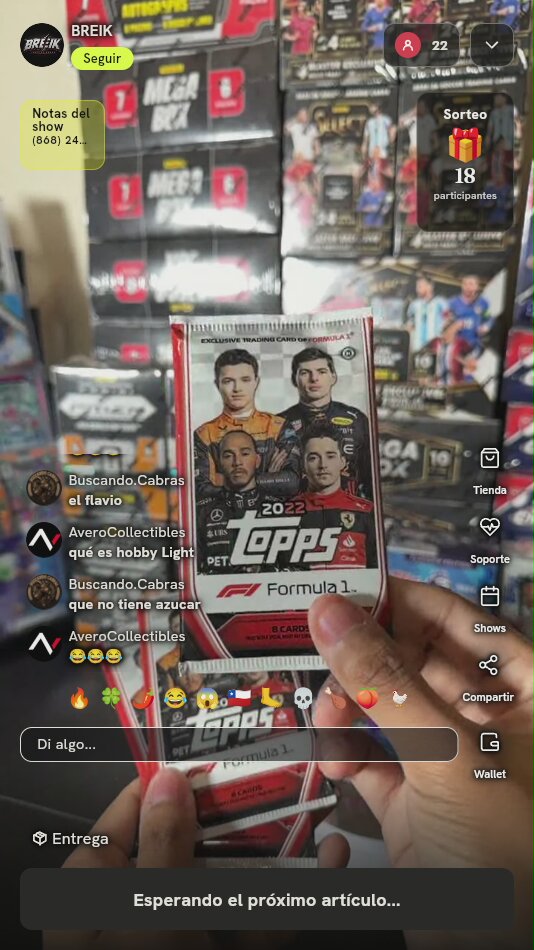 Sobre 2022 Topps Formula 1