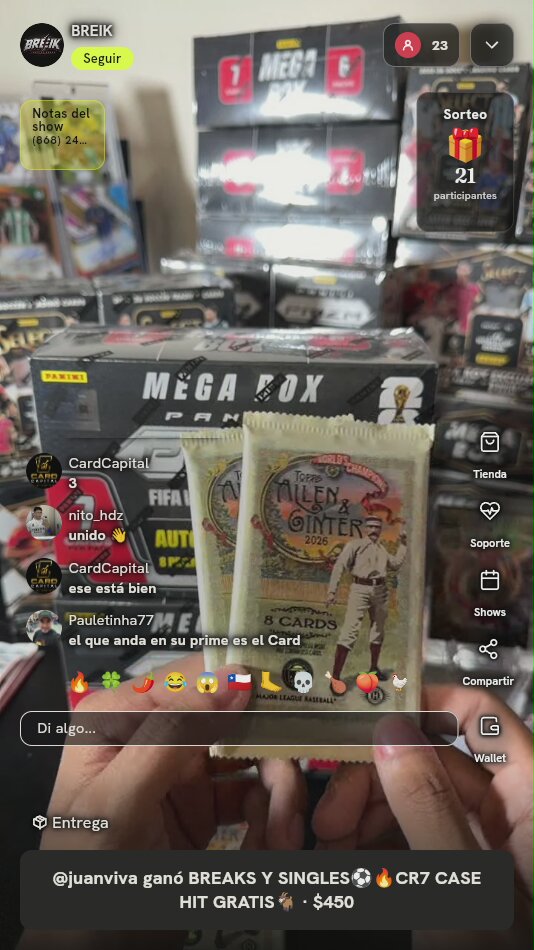 Lote Sobres Topps Allen & Ginter