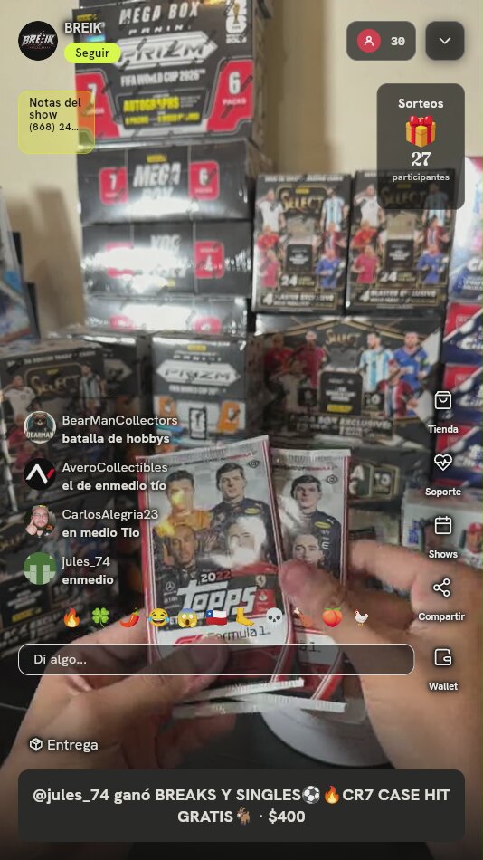 Sobres 2022 Topps Formula 1