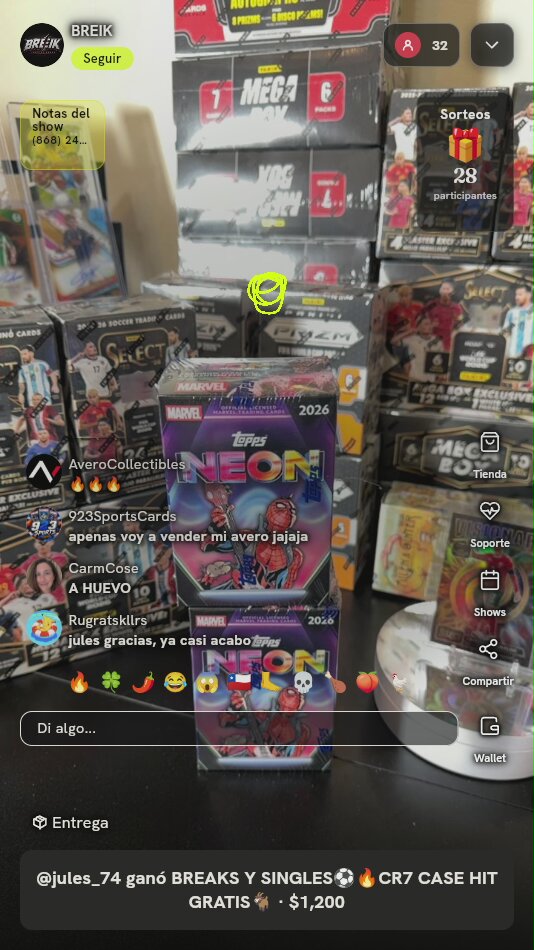 Cajas Topps Neon Marvel 2026