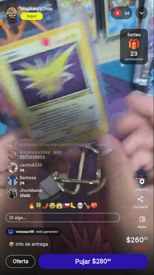 Artículo vendido