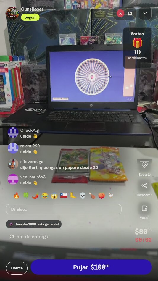 Giro de Ruleta Misteriosa Pokémon