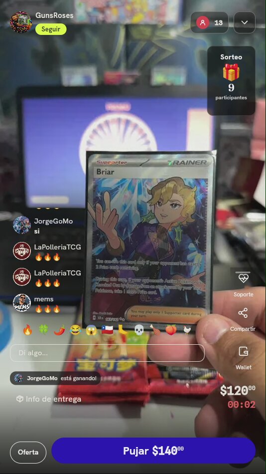 Carta Pokémon Briar Full Art