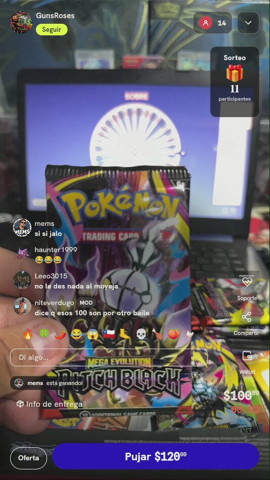 Sobre Pokémon Mega Evolution Pitch Black