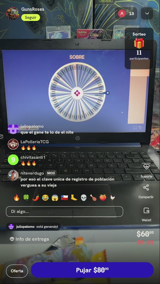 Giro de Ruleta Pokémon TCG