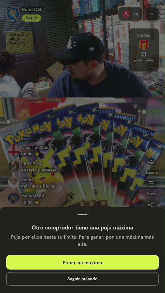 Sobres de Cartas Pokémon TCG