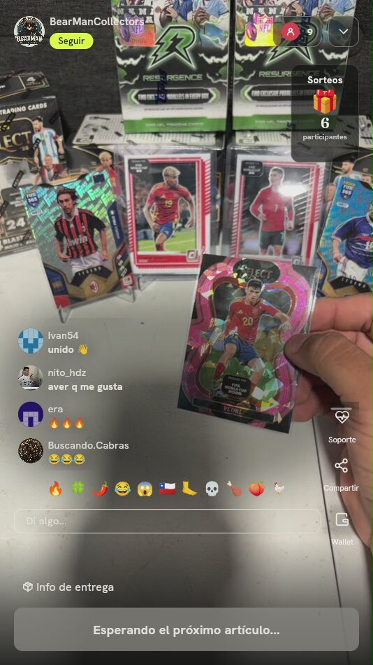 Carta Panini Select Pedri España