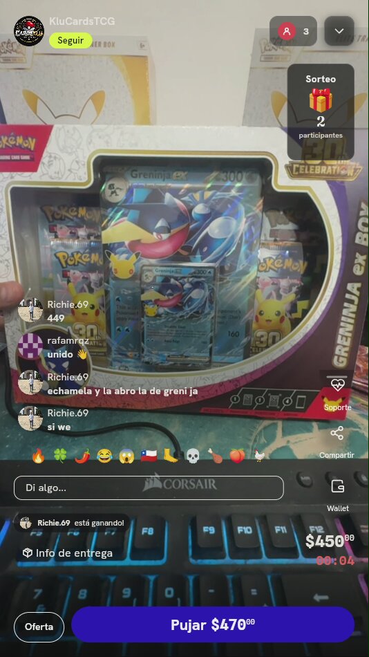 Caja Greninja ex 30th Celebration