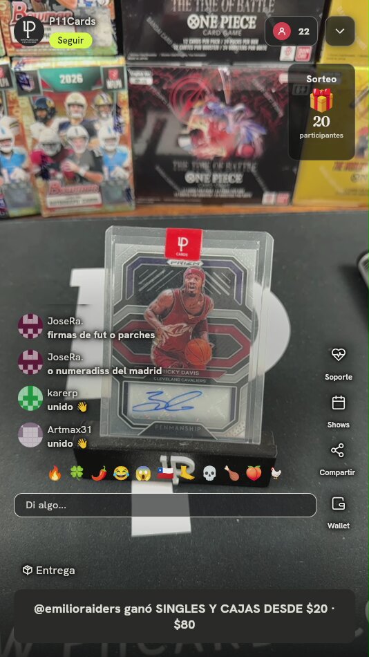 Ricky Davis Panini Prizm Autograph