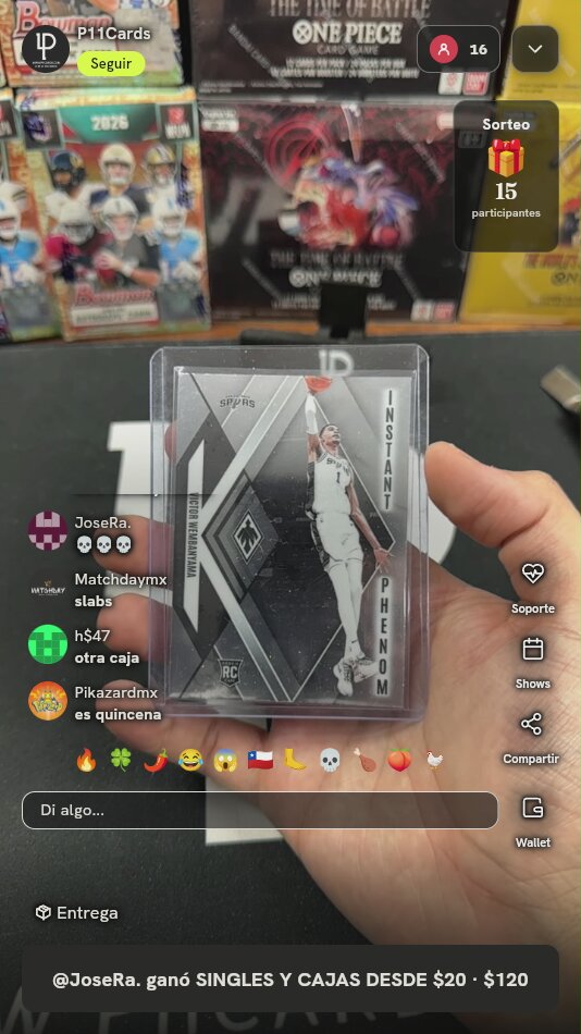 Victor Wembanyama Panini Phoenix Instant Phenom