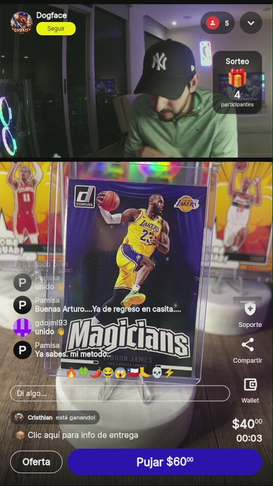 LeBron James Magicians Donruss Card