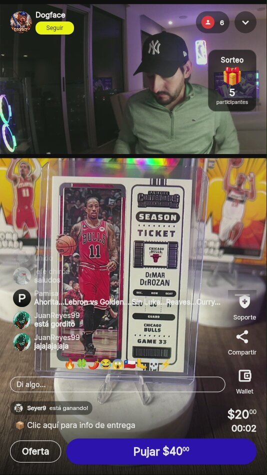 DeMar DeRozan Bulls Ticket Card