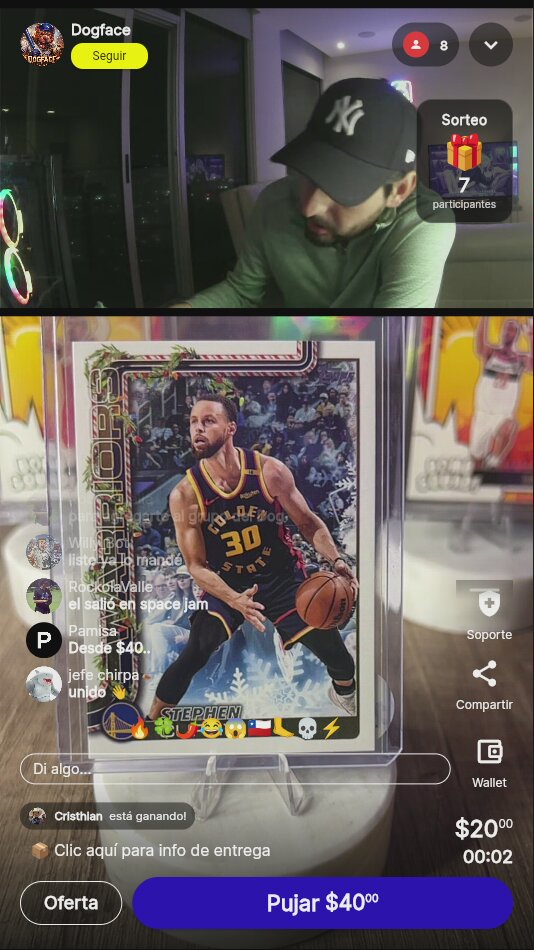 Stephen Curry Topps Holiday Card