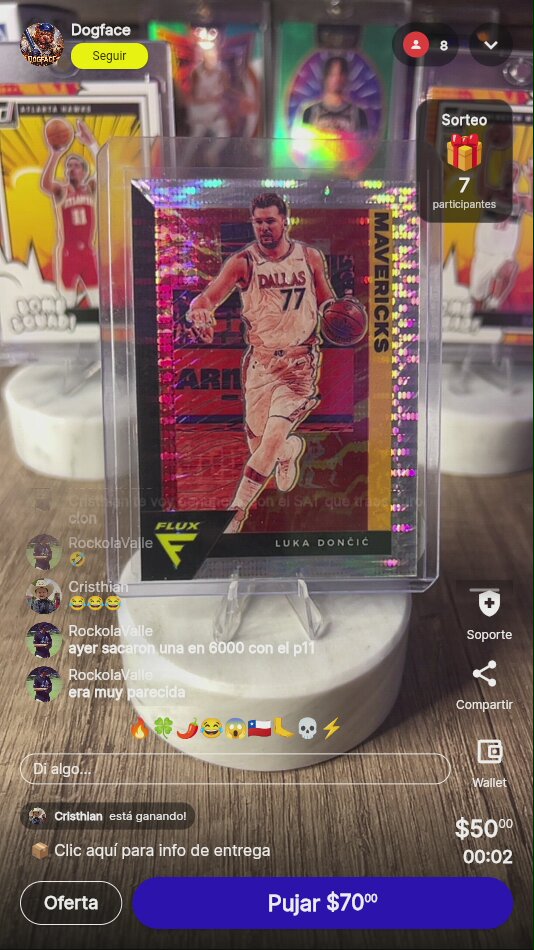 Luka Dončić Panini Flux