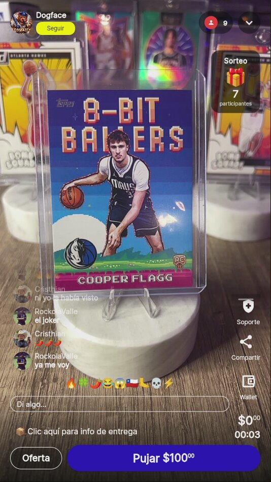 Cooper Flagg Topps 8-Bit Ballers Rookie