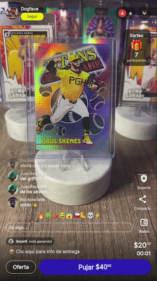 Paul Skenes Topps Titans of Game
