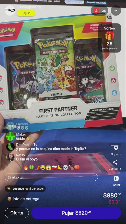Artículo vendido