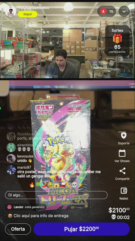 Caja Pokémon Tag Bolt Mega