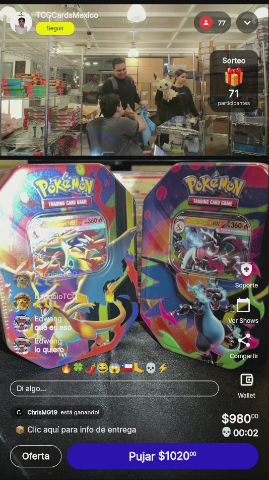 Latas Pokémon TCG Canadá