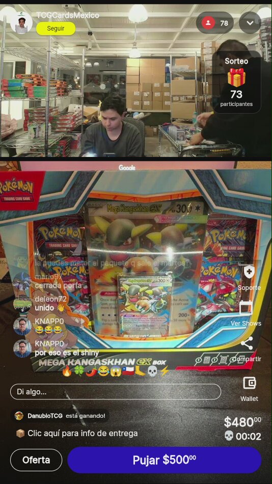 Pokémon TCG Mega Kangaskhan EX Box