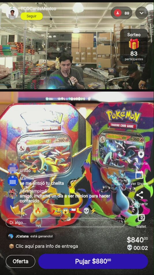 Tins Pokémon Mega Charizard EX