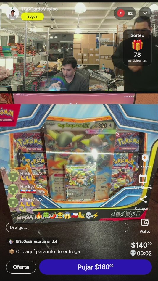 Pokémon TCG Mega Kangaskhan EX Box