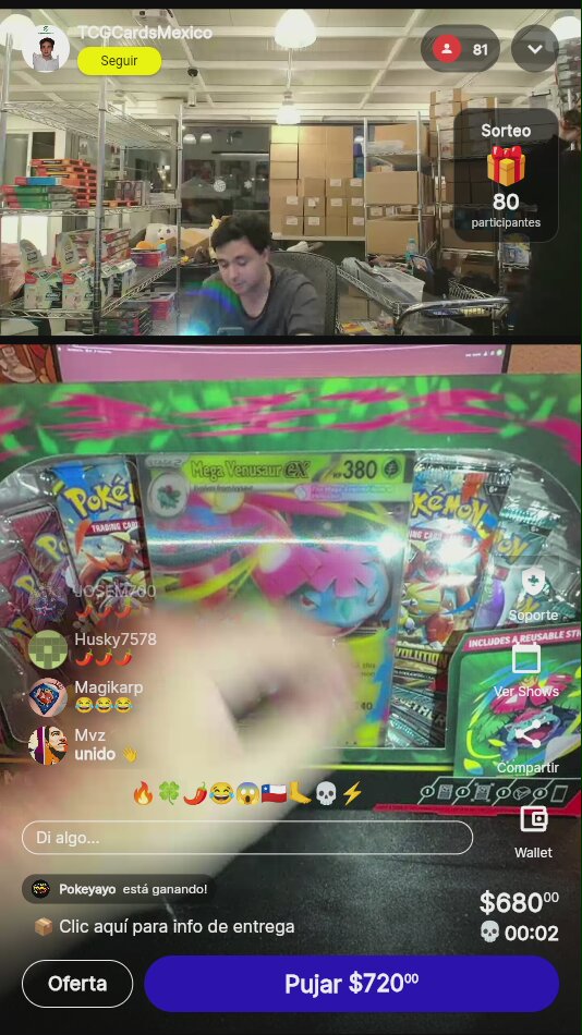 Pokémon Mega Venusaur EX Box