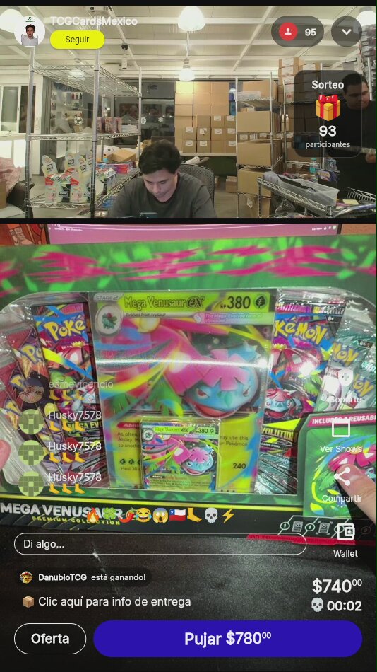 Caja Pokémon Mega Venusaur EX